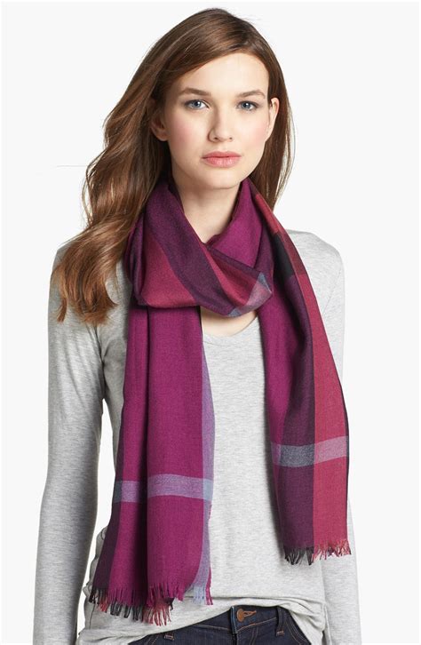 nordstroms burberry scarf|burberry silk scarf.